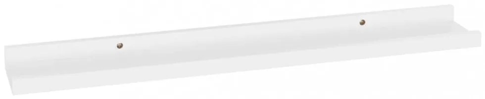 4 db fehér fali polc 60 x 9 x 3 cm
