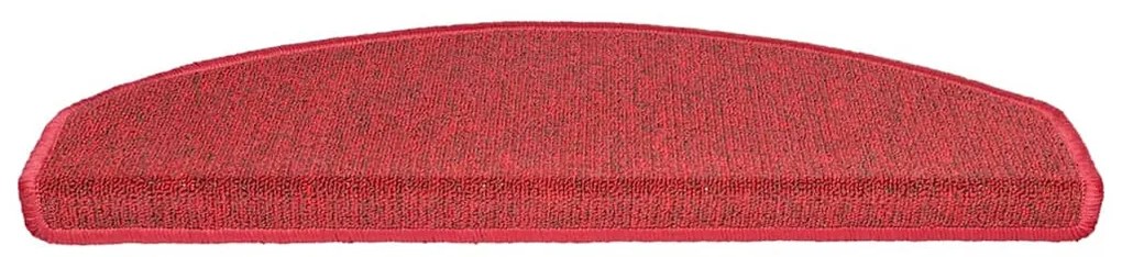 30 db bordeaux piros lépcsőszőnyeg 65x24x4 cm