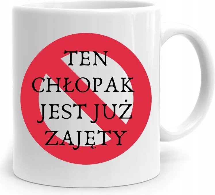 Bögre Ajándék Fiúnapra Már Foglalt, fényképes nyomattal