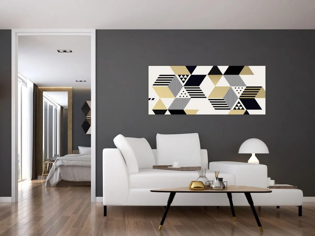Kép - Geometriai formák N⁰1 (120x50 cm)
