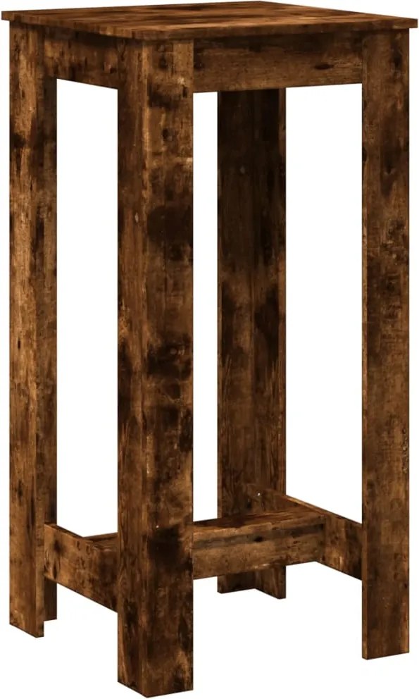 vidaXL füstös tölgy színű szerelt fa bárasztal 51 x 50 x 103,5 cm