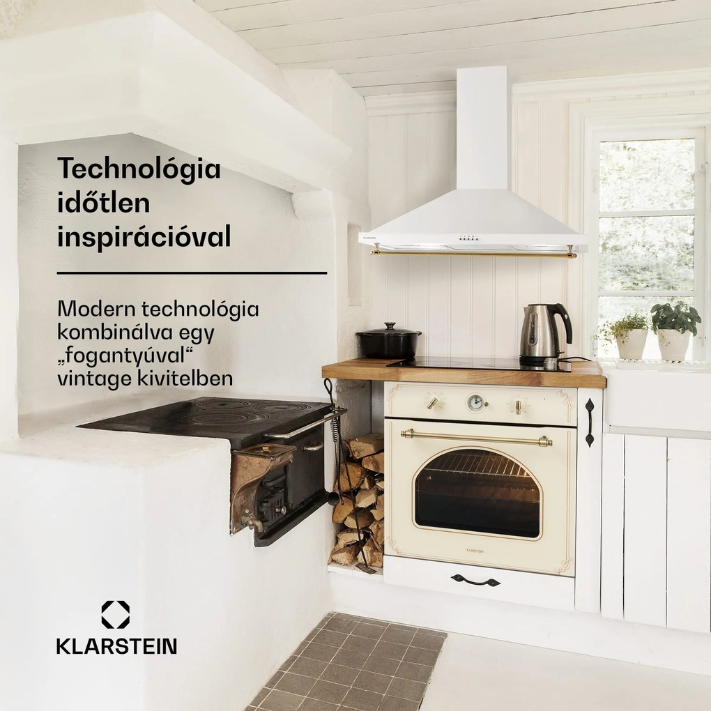 Klarstein Montblanc 90, páraelszívó, 610 m³/ó, 165 W, 2 x 1,5 W, LED, díszléc