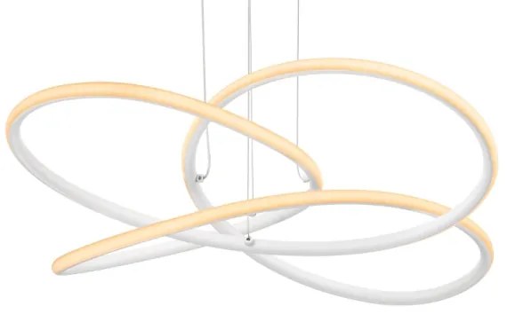 Globo 67201WH-30 - LED Csillár zsinóron PANDA LED/30W/230V