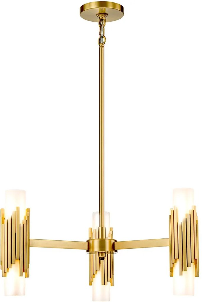 Elstead lighting klasszikus csillár marvele sárgaréz opál elsmarvele6-ab-opal