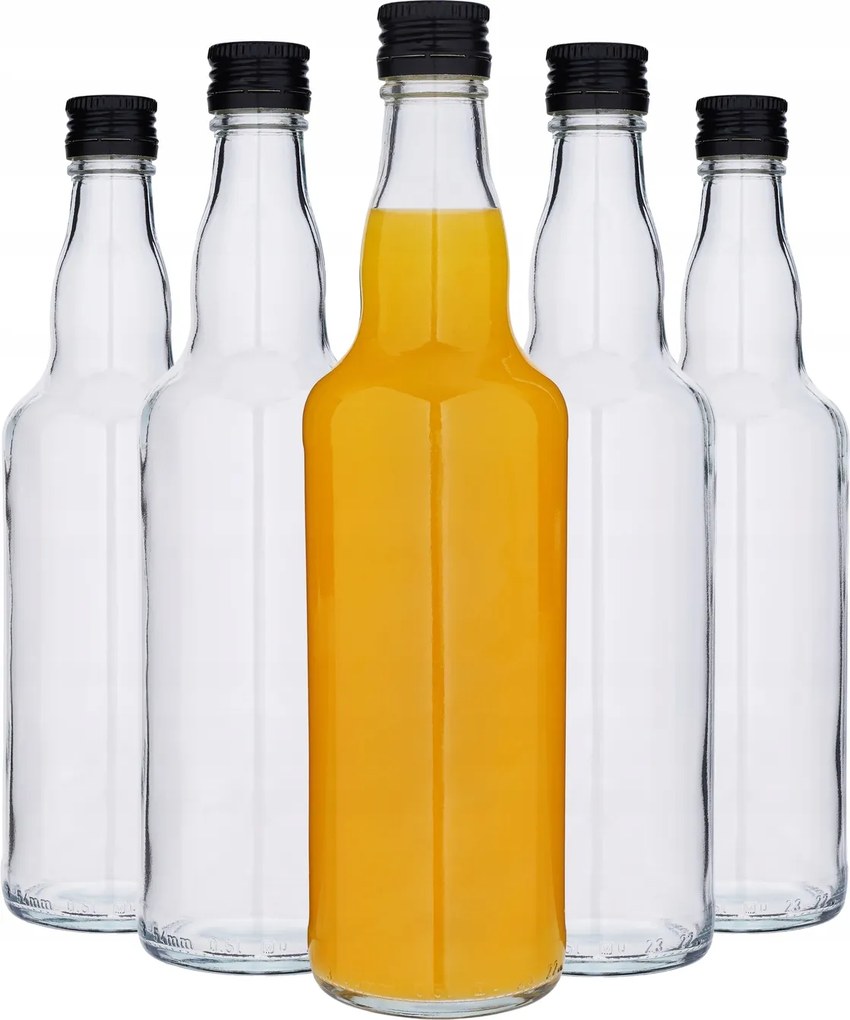 Üveg Tinktúra Palackok 500ml x20 db Vodka Alkohol Esküvő Kupakok