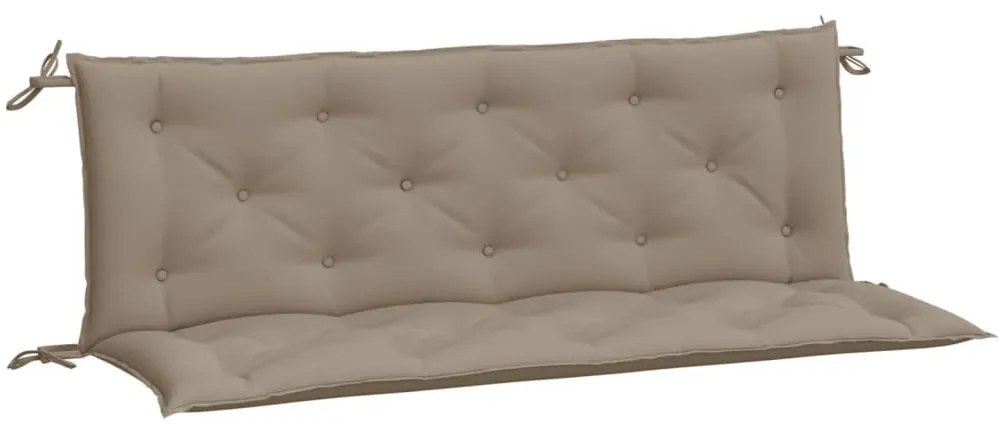 2 db tópszínű oxford szövet kerti padpárna 150 x 50 x 7 cm