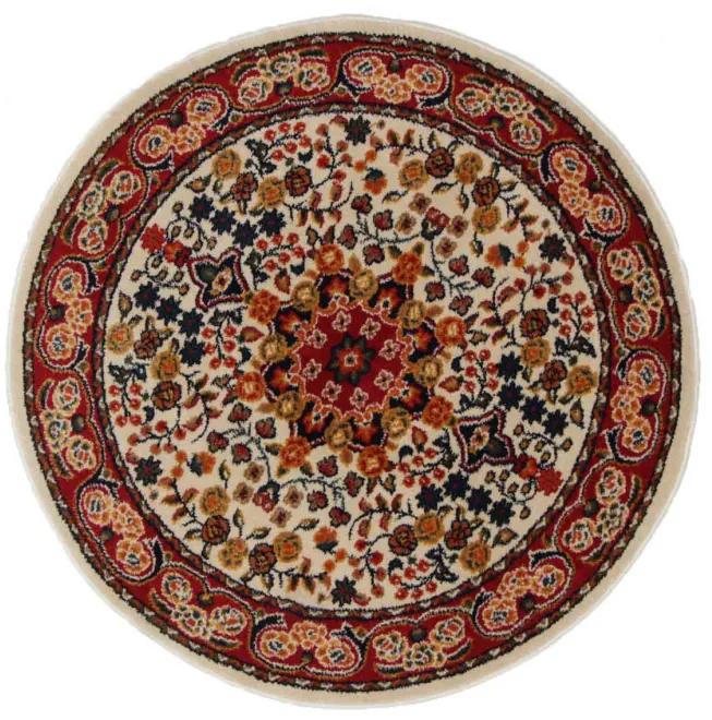 Kerek szőnyeg Afshar Cream 100x100 perzsa szőnyeg