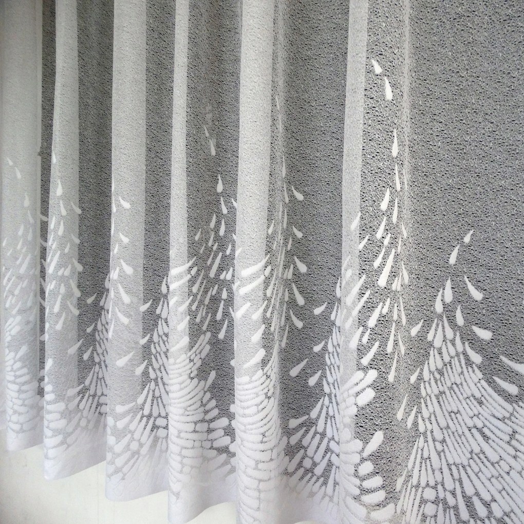 Mg Függöny 771/2 Fehér 220x150cm Kész Szalaggal K