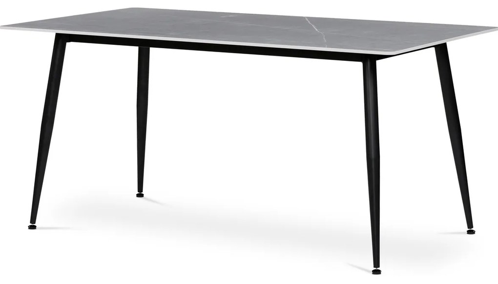 Étkezőasztal 160 x 90 cm, szürke márvány, L