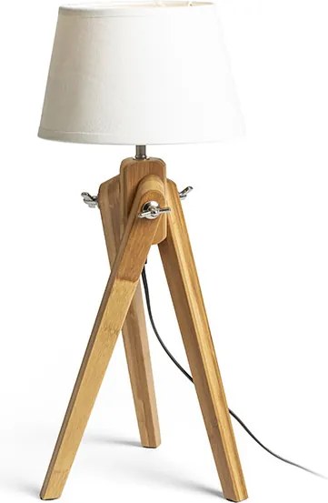 RENDL AMBITUS/ALVIS 24 stolní bílá bambus 230V LED E27 11W