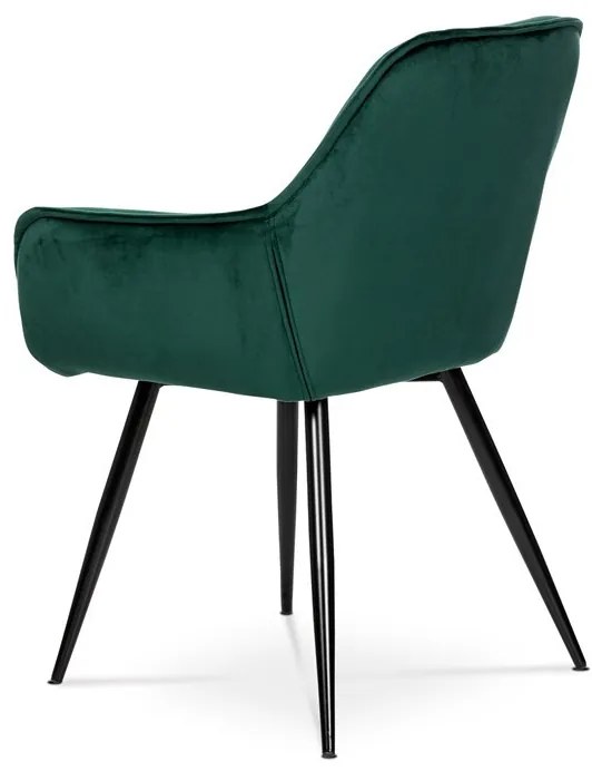 Zöld Bársony Étkezőszék. DCH-421 GRN4