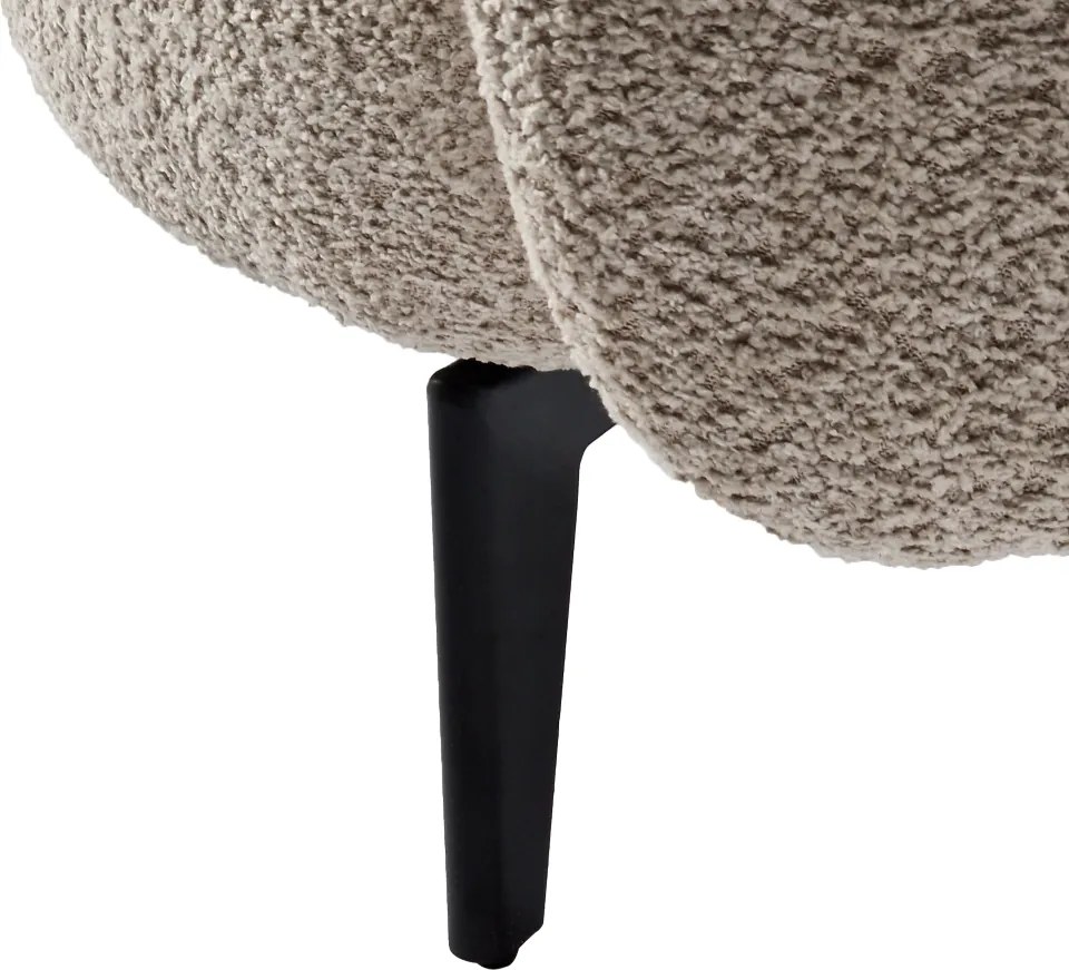 Fotel, bézs/fekete, PRESO