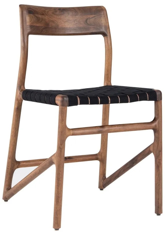 Fekete-barna étkezőszék Fawn – Gazzda