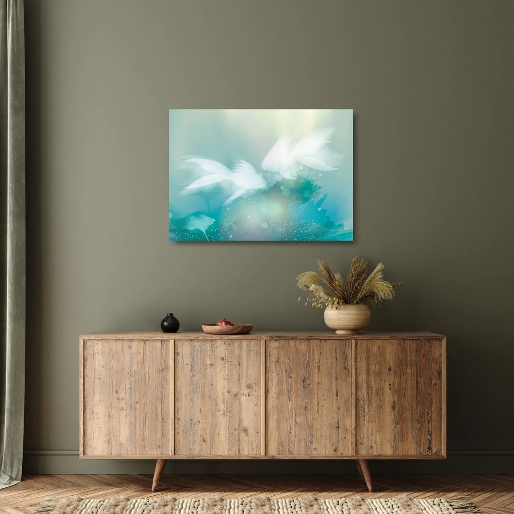 Kép - hal (üvegen) (70x50 cm)