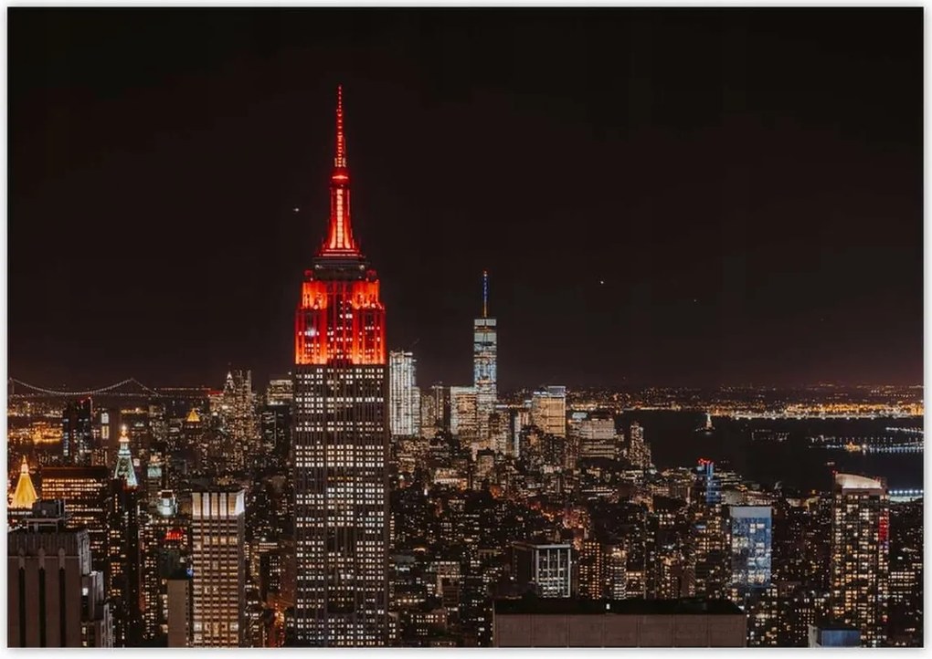 Poszterek 100x70 New York felülnézet