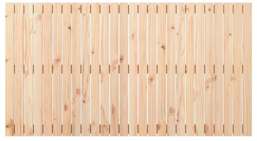 tömör fenyőfa fali fejtámla 166x3x90 cm