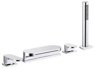 Ravak Chrome kádtöltő csaptelep zuhanykészlettel, króm x070073 CR025.00