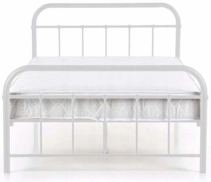 Fehér Fém Ágykeret 120x200 cm PABLO