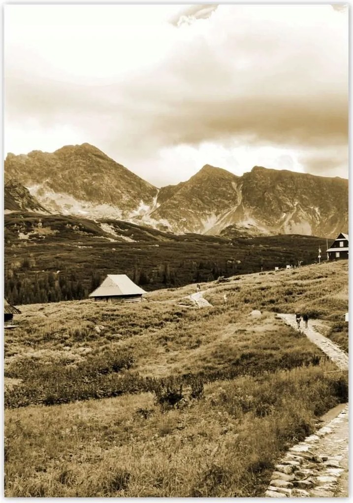 Poszterek 70x100 Tátra Lengyel hegyek Kilátás