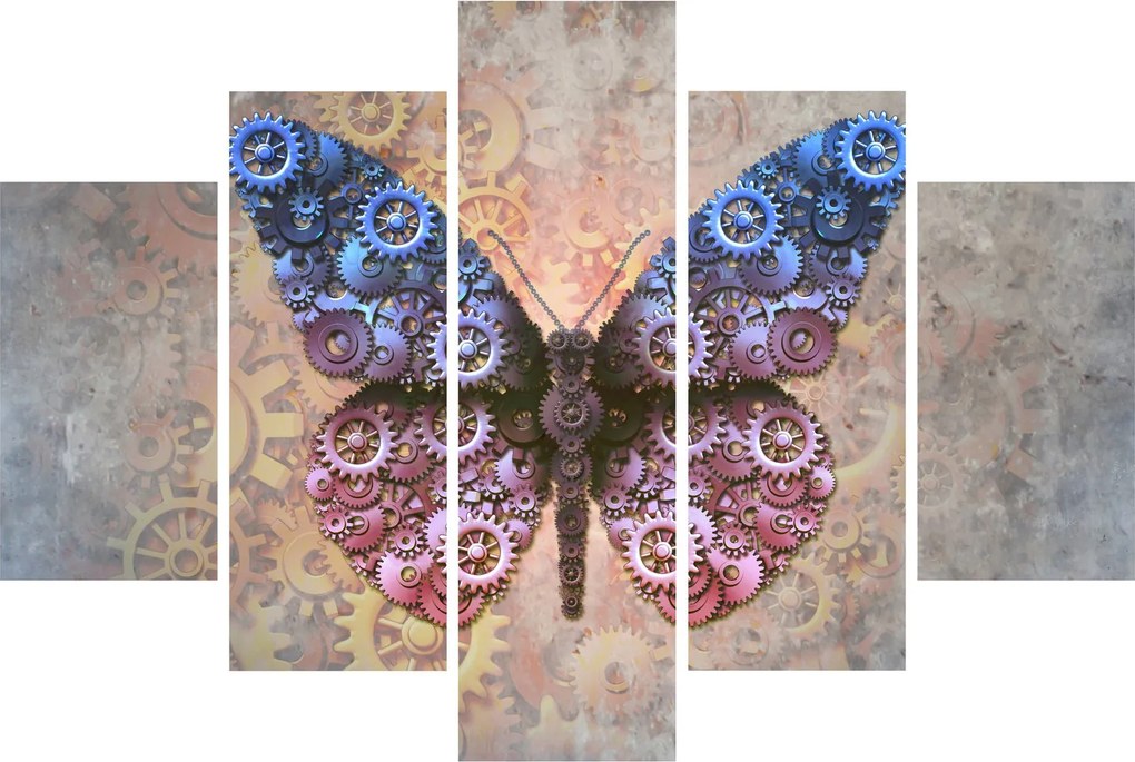 Kép - Steampunk pillangó (150x105 cm)