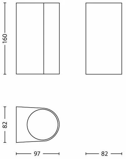 Philips 17102/47/PN - Kültéri lámpa MY GARDEN NIGHTINGALE 2xGU10/35W/230V