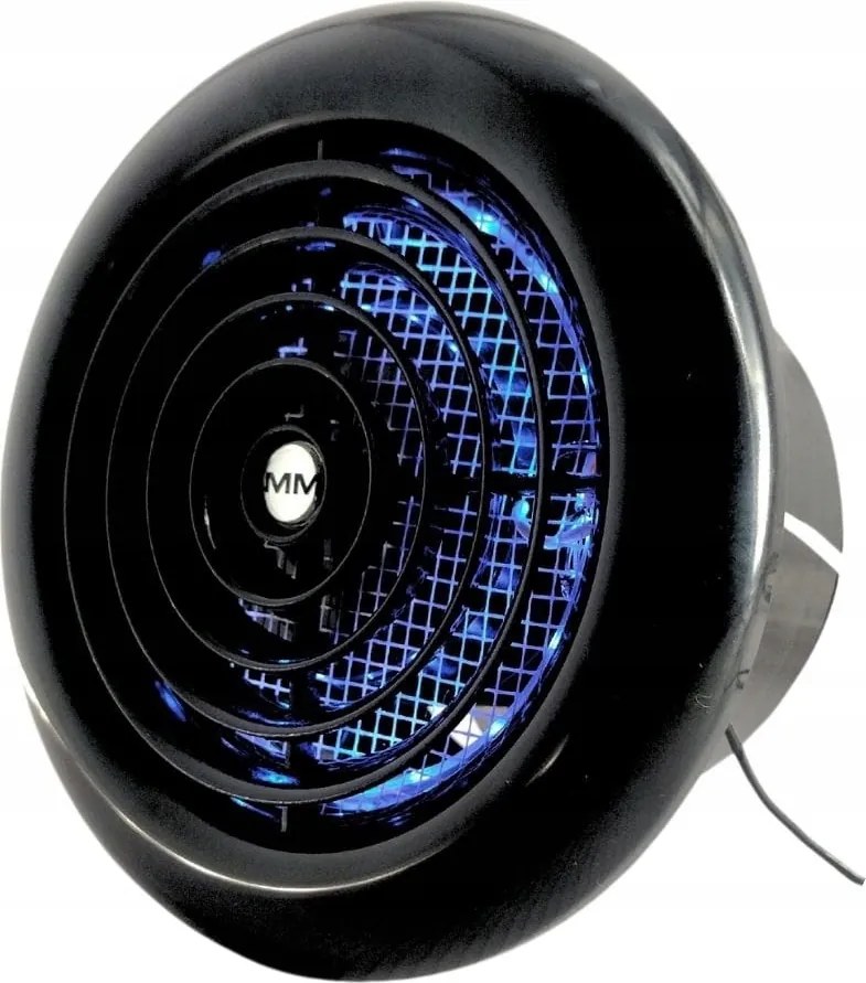 Mennyezeti ventilátor Led világítással Blue Mmr 100 Fekete kerek