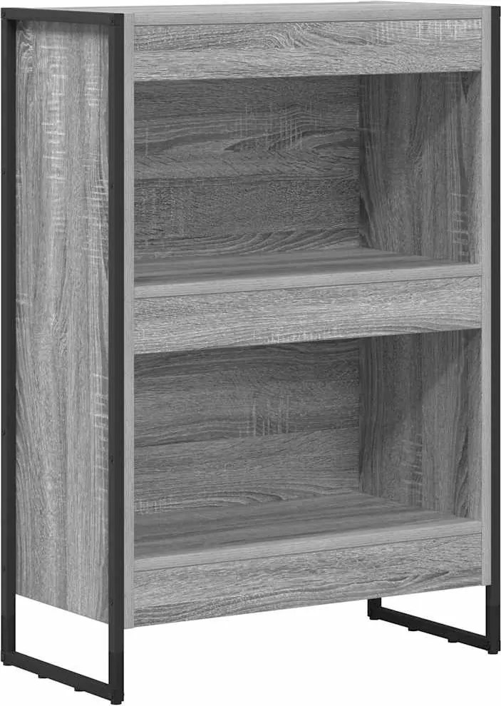 vidaXL Könyvespolc Szürke Sonoma 80 x 30 x 155 cm Faanyag