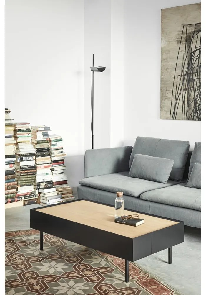 Arista fekete dohányzóasztal - Teulat