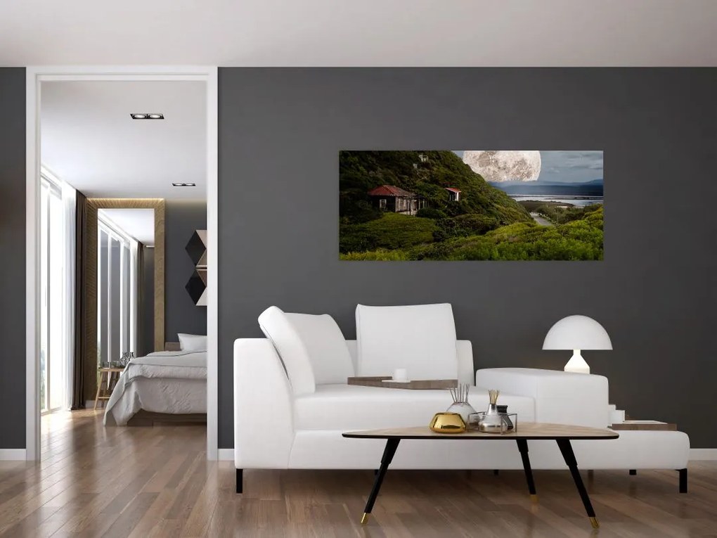 Holdas tájkép (120x50 cm)