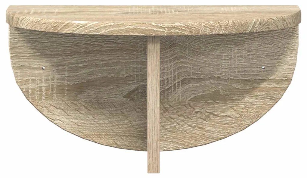vidaXL Falpolc Falra szerelhető Sonoma tölgy 38 x 19 x 19 cm Faanyag