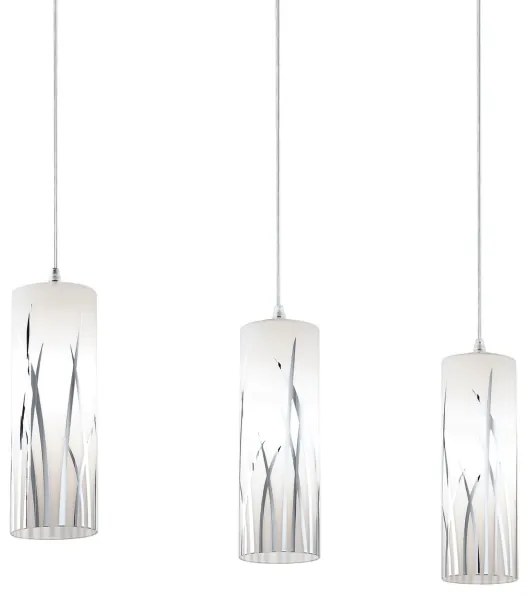 Eglo 92741 - Mennyezeti függesztékes lámpa RIVATO 3xE27/60W/230V