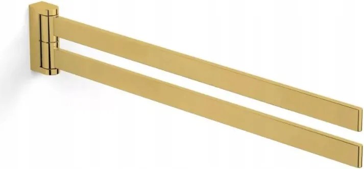 Stella Milano kétkaros törölközőtartó 43 cm arany fényes 12.155-G