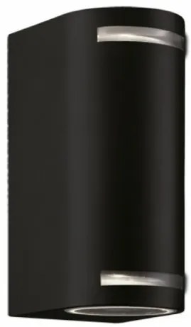 Strühm Forest 150x70 mm ívelt kültéri oldalfali lámpa GU10-es foglalattal