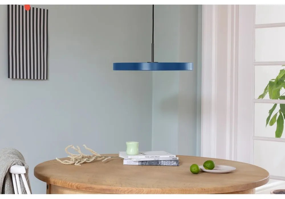 Petróleumkék LED függőlámpa fém búrával ø 43 cm Asteria Medium – UMAGE