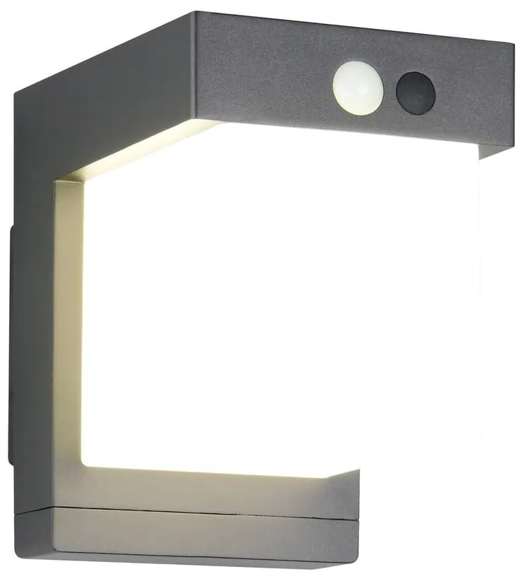 Napelemes LED fali kültéri lámpa (magasság 14 cm) Colombo – Trio