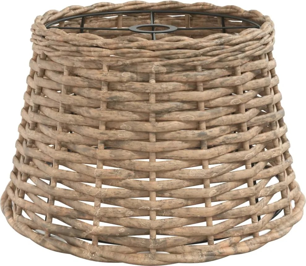vidaXL barna fonott mennyezeti lámpaernyő Ø38 x 23 cm