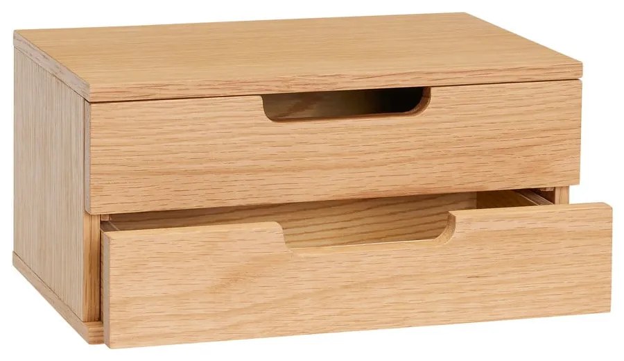 Natúr színű függő éjjeliszekrény tölgyfa dekorral AtHand – Hübsch