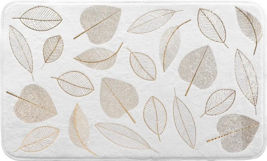 Fehér textil fürdőszobai kilépő 45x75 cm Joya – douceur d'intérieur