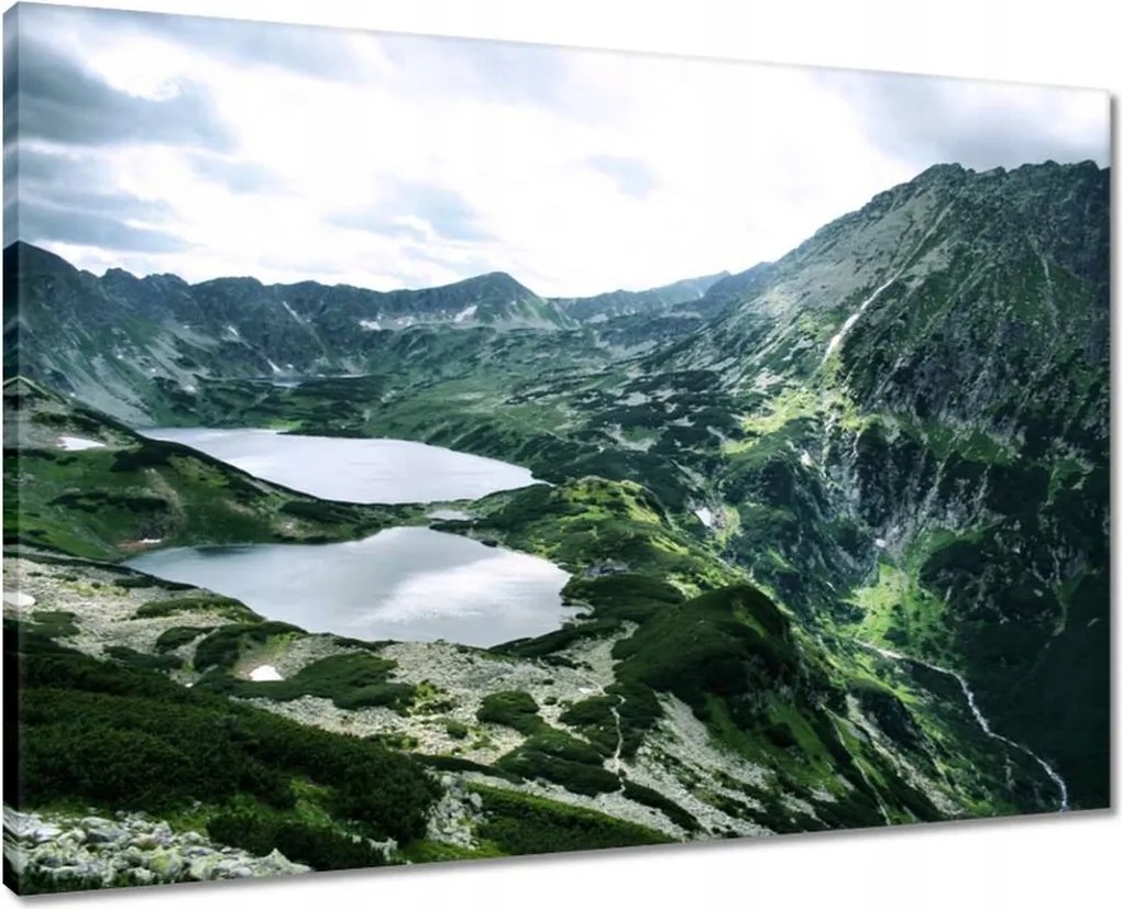 Vászonkép 70x50 Tátra-völgy 5 tó