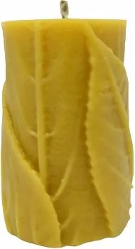 Méhviasz gyertya tavaszi levél