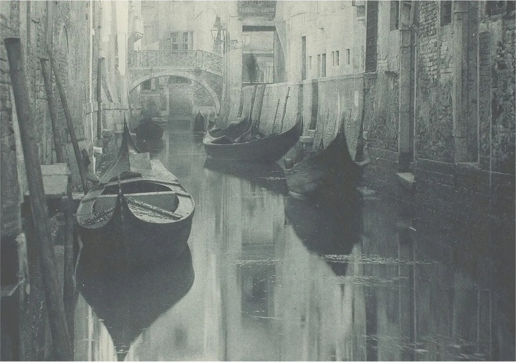 Flizelin tapéta falra Prémium Régi csatorna 208x146 Ragasztó