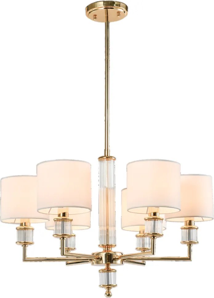 Cosmolight SUTTON P06385AU-WH Plafonlámpa 6x40W/E14 ip20