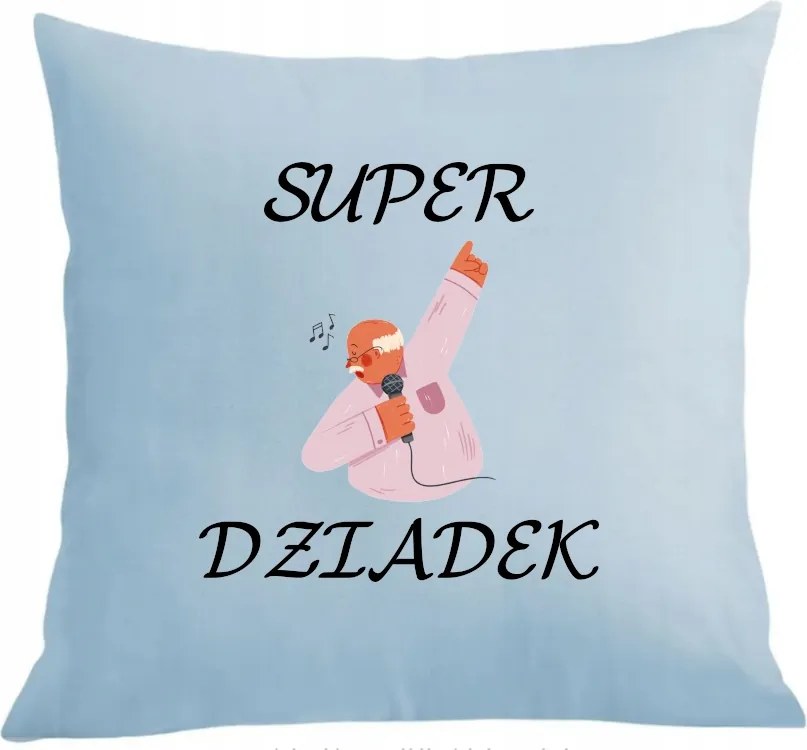 Párna párnahuzat Nagypapa napja Szuper nagypapa Ajándék