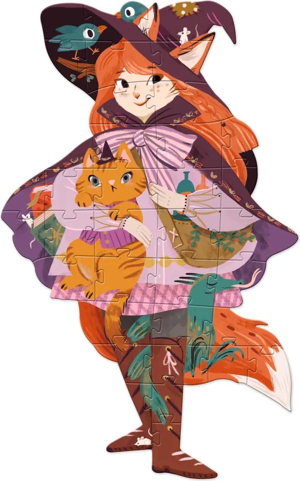 Óriás puzzle - Lili a kis boszorka, 36 db-os - Lily the witch