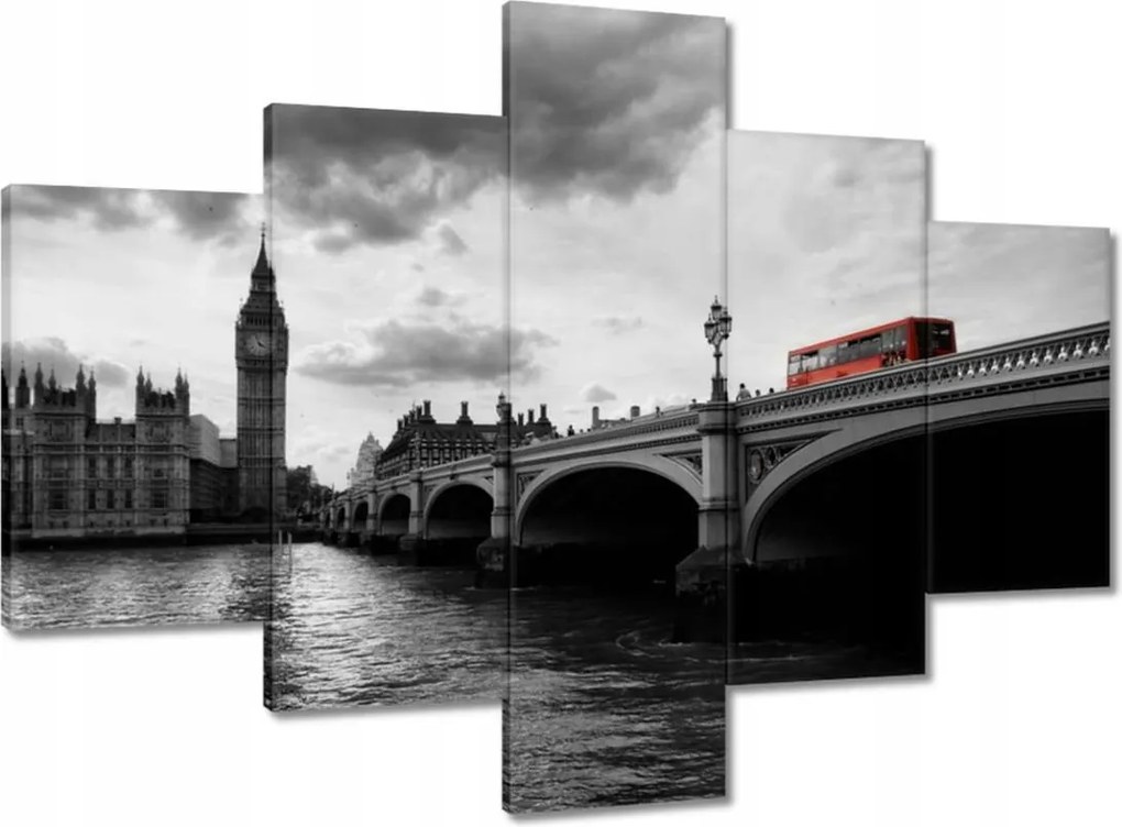 Festmények 100x70 Big Ben híd Anglia