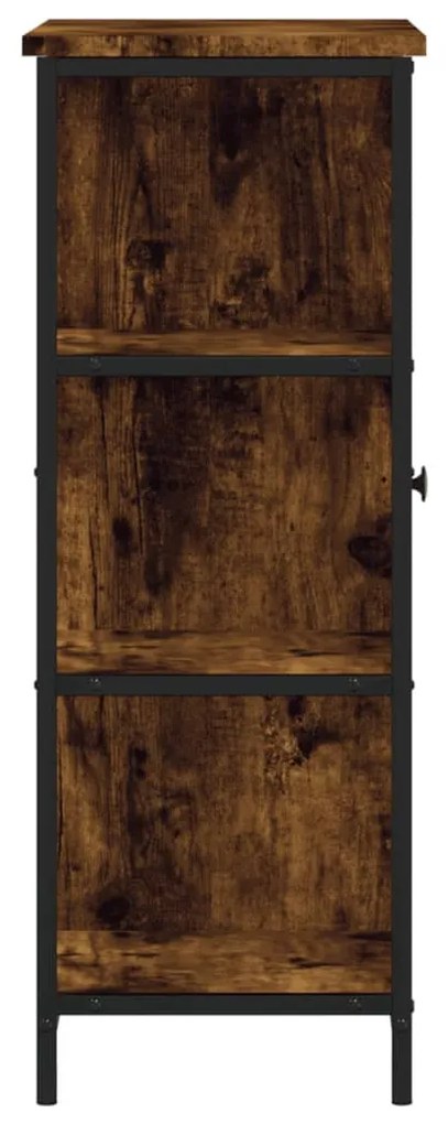 füstös tölgy színű szerelt fa tálalószekrény 70 x 30 x 80 cm