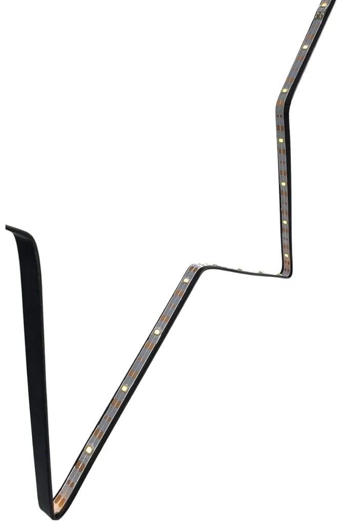 LED karácsonyi csillag STARQUE 40 cm, fekete