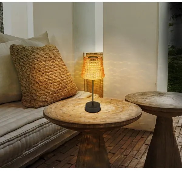 Globo 36634-2A - 2x LED napelemes lámpa SOLAR LED/0,06W/3V IP44 narancs