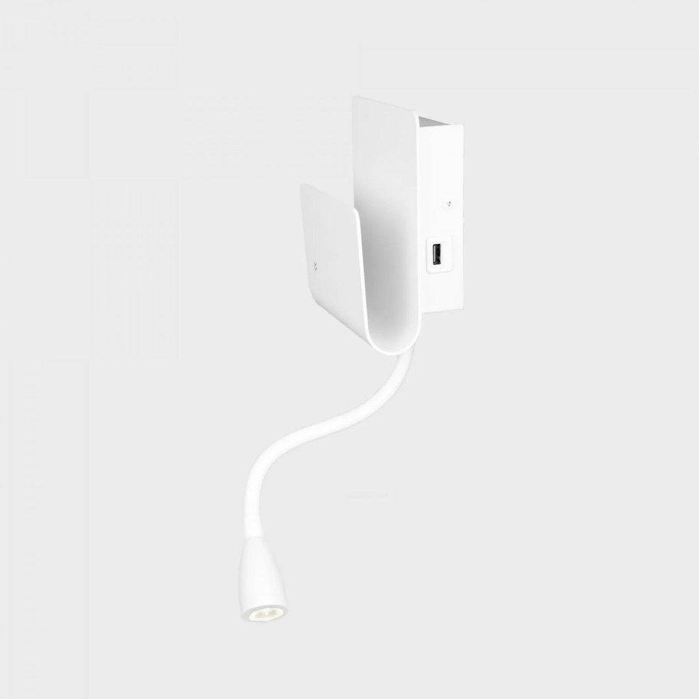 Kohl Lighting KOHL-Lighting Pixy fali lámpa 120X70 mm fehér 7+3 W Cri