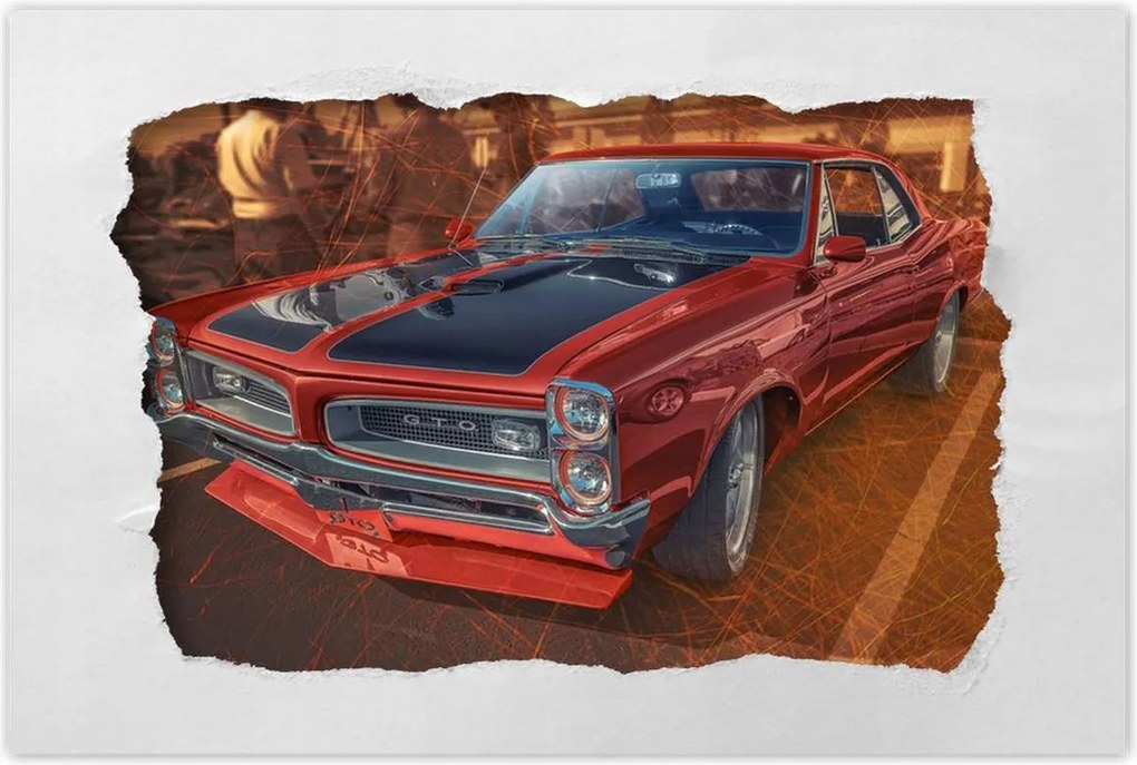 Poszterek 90x60 Pontiac Gto Autó